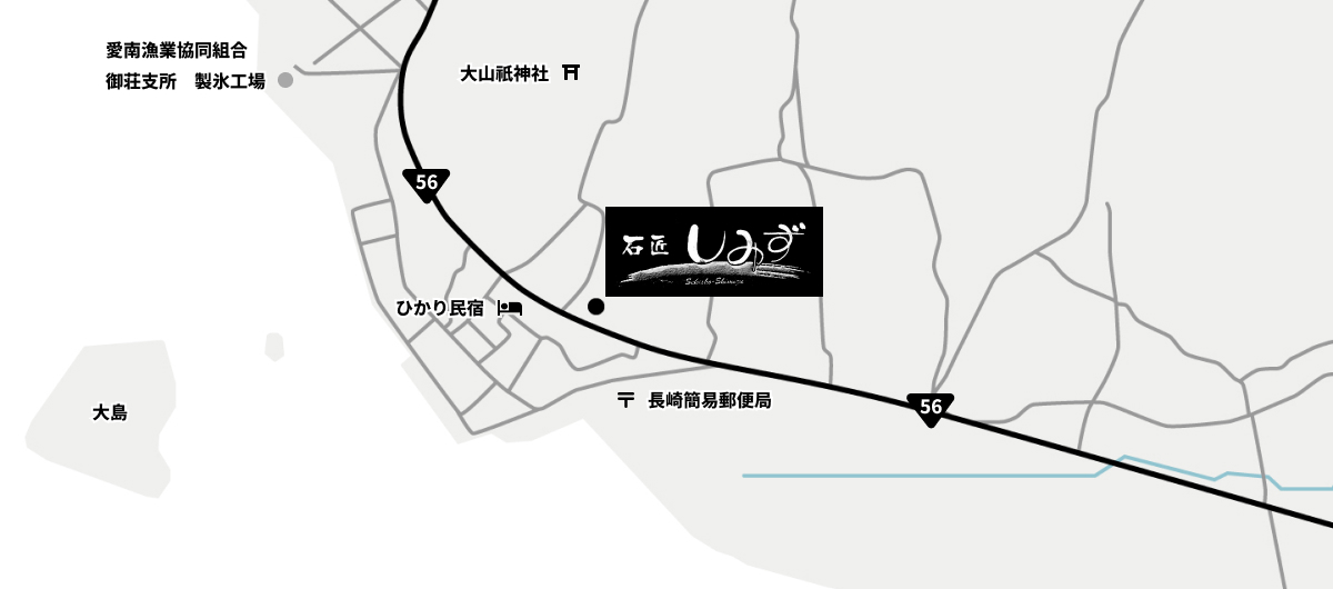 会社周辺の地図